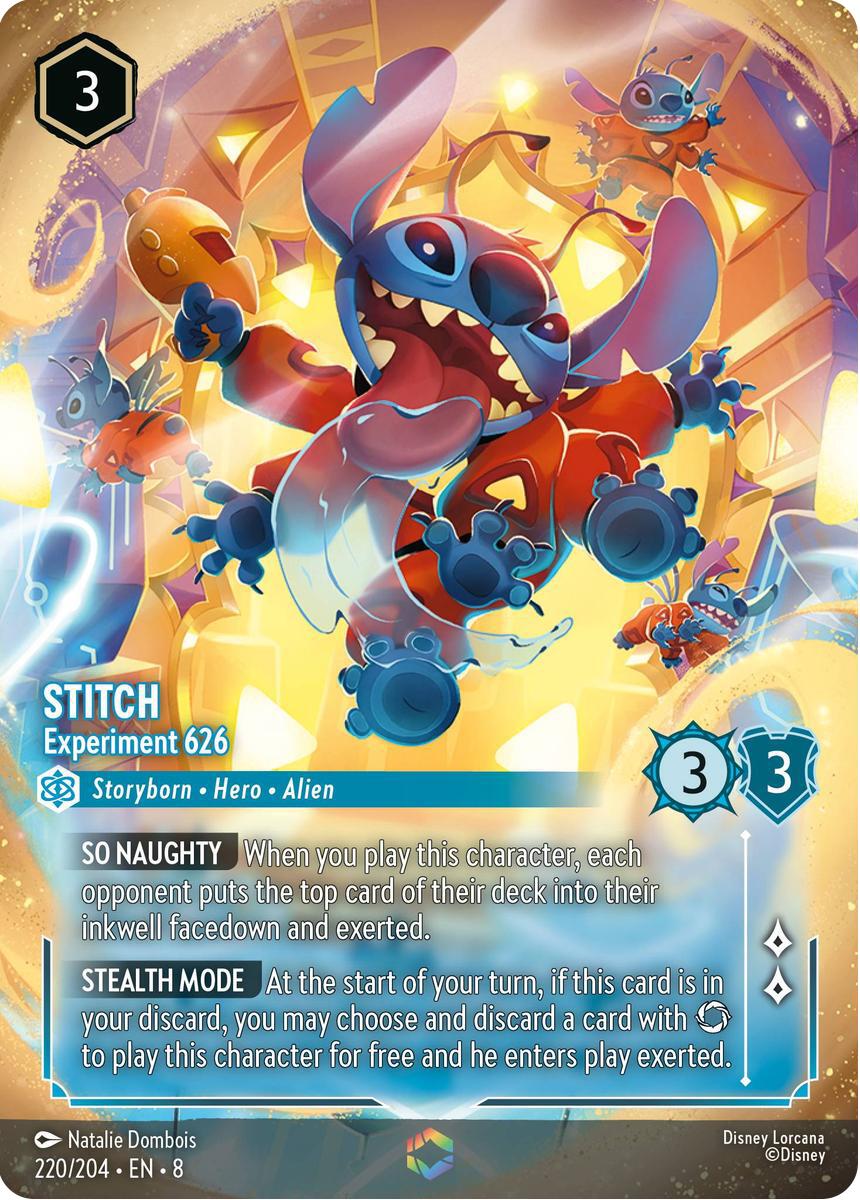 Stitch - Experiment 626 (Enchanted) (220/204) [Reign of Jafar] | Devastation Store