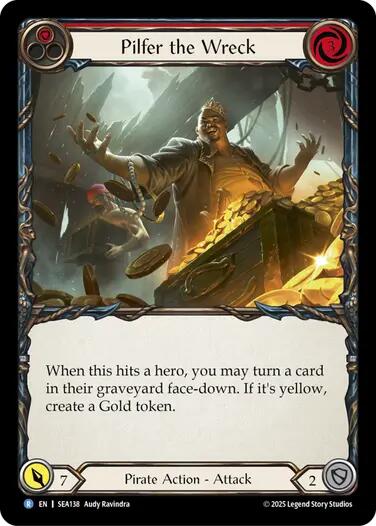 Pilfer the Wreck (Red) [SEA138] (High Seas)  Rainbow Foil | Devastation Store