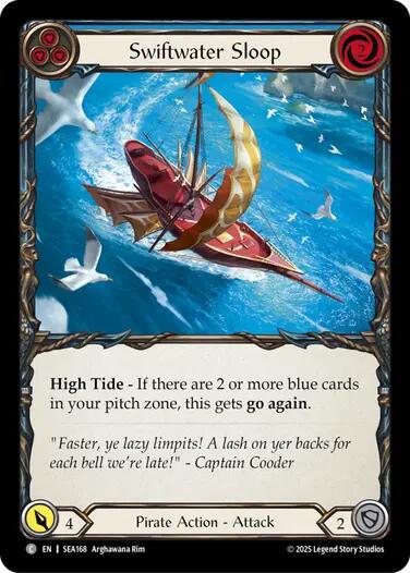 Swiftwater Sloop (Blue) [SEA168] (High Seas)  Rainbow Foil | Devastation Store