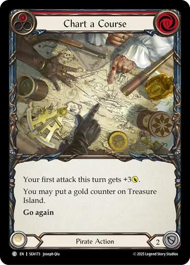 Chart a Course (Red) [SEA173] (High Seas) | Devastation Store