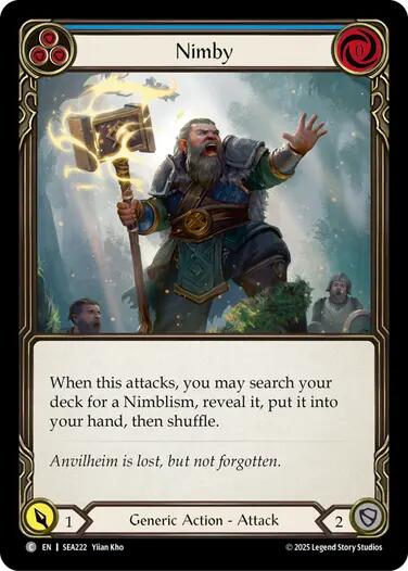 Nimby (Blue) [SEA222] (High Seas)  Rainbow Foil | Devastation Store