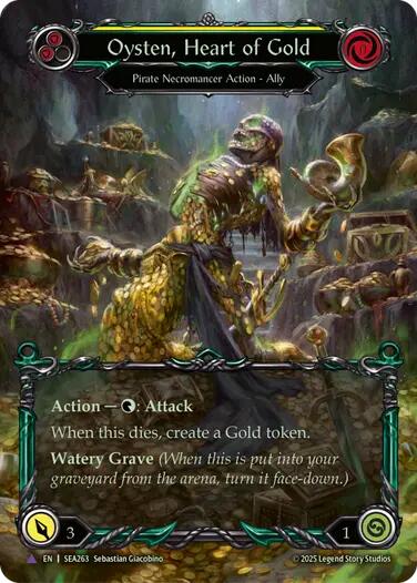 Oysten, Heart of Gold [SEA263] (High Seas)  Cold Foil | Devastation Store