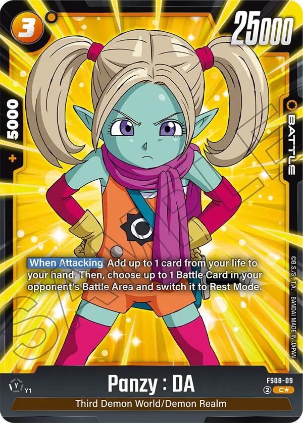 Panzy : DA (Bonus Pack Alternate Art) [Starter Deck: Vegeta (Mini) Super Saiyan 3] - Devastation Store | Devastation Store