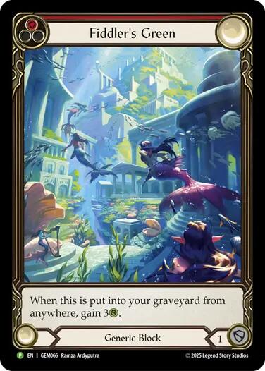 Fiddler's Green (Red) [GEM066] (GEM Pack 2)  Rainbow Foil | Devastation Store