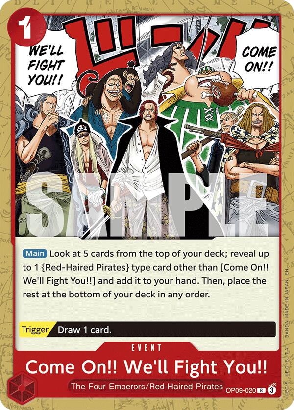 Come On!! We'll Fight You!! (Reprint) [Starter Deck: Red Shanks] | Devastation Store