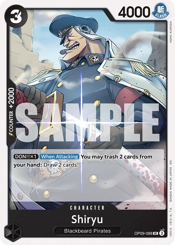 Shiryu (Reprint) [Starter Deck: Black Marshall.D.Teach] | Devastation Store