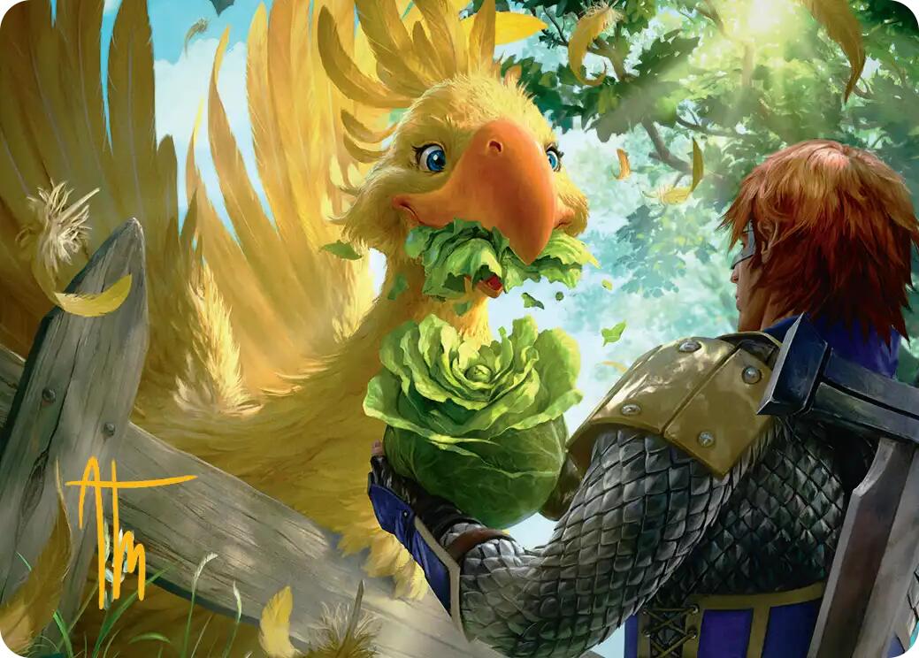 Gysahl Greens Art Card (Gold-Stamped Signature) [FINAL FANTASY Art Series] | Devastation Store