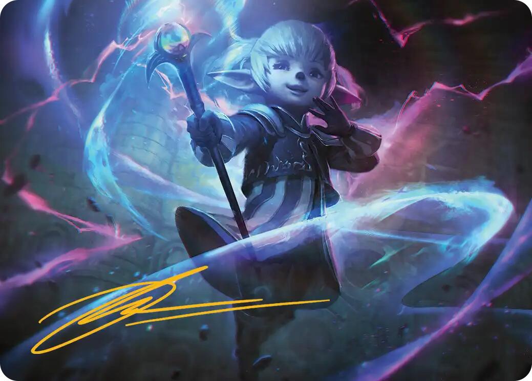 Shantotto, Tactician Magician Art Card (Gold-Stamped Signature) [FINAL FANTASY Art Series] | Devastation Store