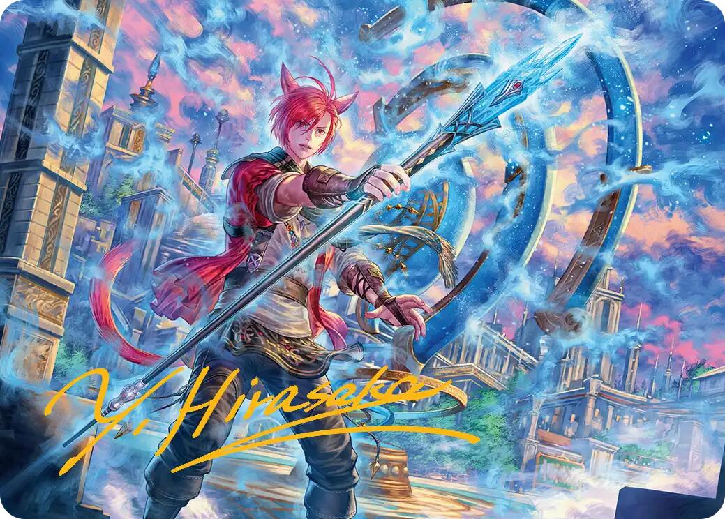 G'raha Tia, Scion Reborn Art Card (19) (Gold-Stamped Signature) [FINAL FANTASY Art Series] | Devastation Store