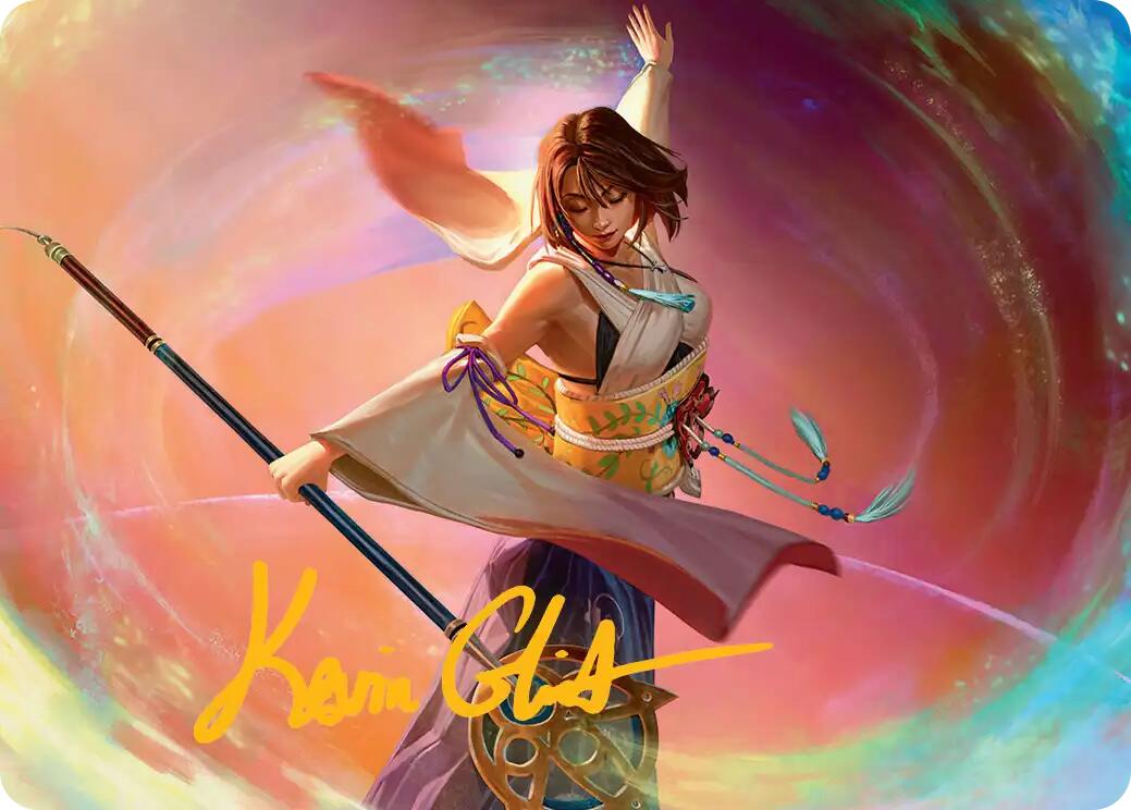 Yuna, Grand Summoner Art Card (Gold-Stamped Signature) [FINAL FANTASY Art Series] | Devastation Store