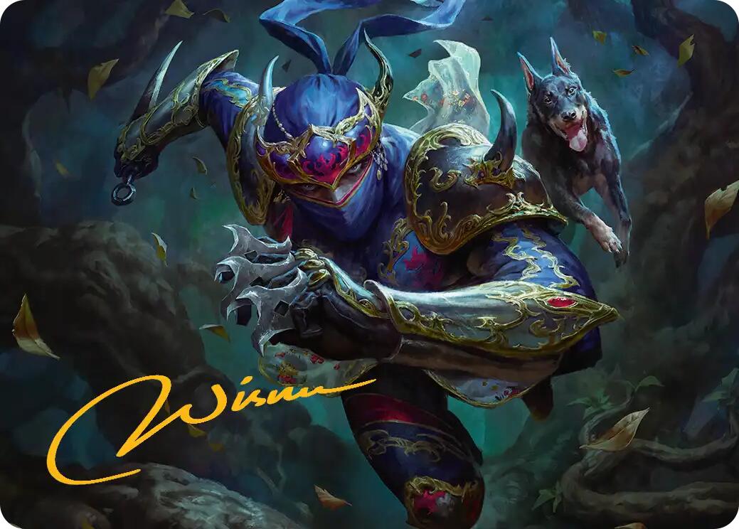 Shadow, Mysterious Assassin Art Card (Gold-Stamped Signature) [FINAL FANTASY Art Series] | Devastation Store