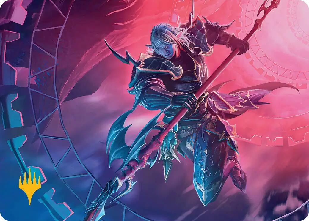 Estinien Varlineau Art Card (Gold-Stamped Planeswalker Symbol) [FINAL FANTASY Art Series] | Devastation Store