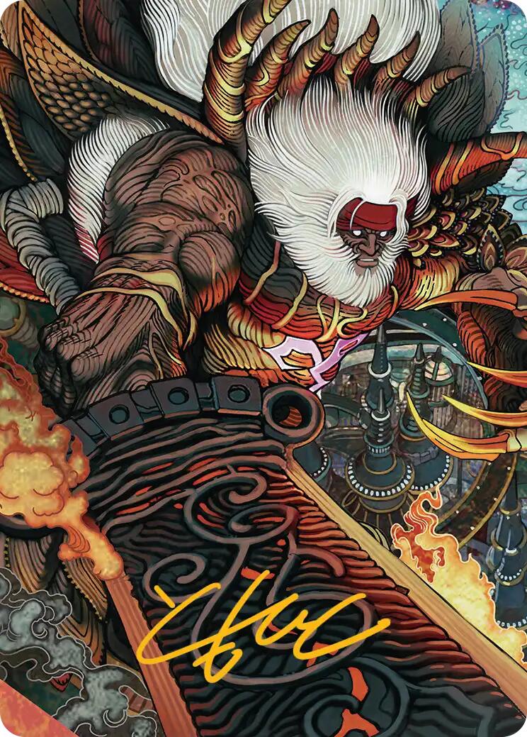 Braska's Final Aeon Art Card (Gold-Stamped Signature) [FINAL FANTASY Art Series] | Devastation Store