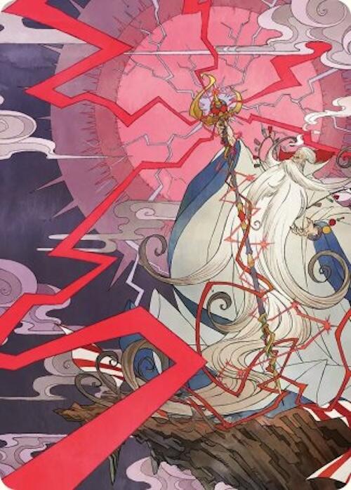 Summon: Esper Ramuh Art Card [FINAL FANTASY Art Series] | Devastation Store