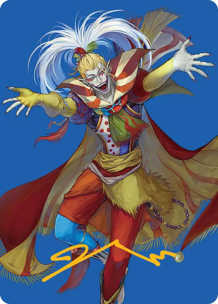 Kefka, Court Mage Art Card (Gold-Stamped Signature) [FINAL FANTASY Art Series] | Devastation Store