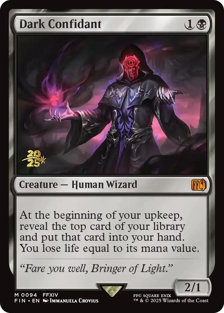 Dark Confidant [FINAL FANTASY Prerelease Promo] | Devastation Store