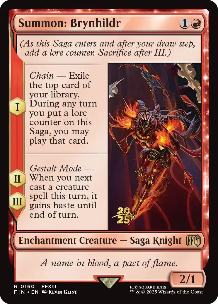 Summon: Brynhildr [FINAL FANTASY Prerelease Promo] | Devastation Store