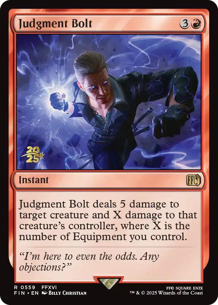 Judgment Bolt [FINAL FANTASY Prerelease Promo] | Devastation Store
