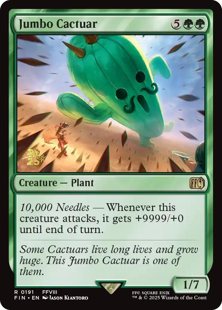 Jumbo Cactuar [FINAL FANTASY Prerelease Promo] | Devastation Store