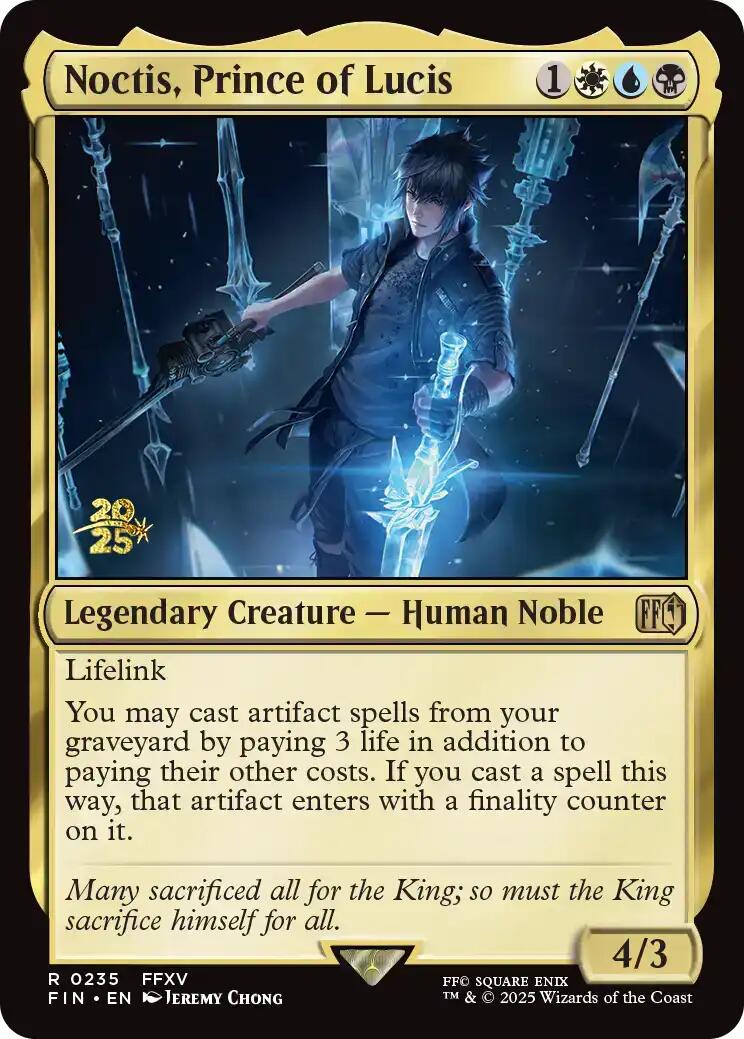 Noctis, Prince of Lucis [FINAL FANTASY Prerelease Promo] | Devastation Store