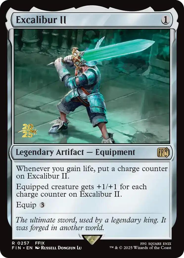 Excalibur II [FINAL FANTASY Prerelease Promo] | Devastation Store