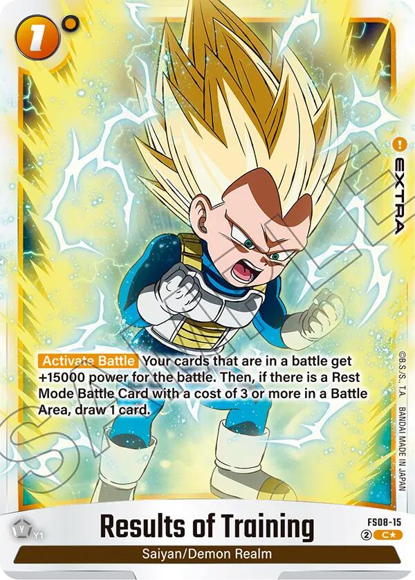 Results of Training (Bonus Pack Alternate Art) [Starter Deck: Vegeta (Mini) Super Saiyan 3] | Devastation Store
