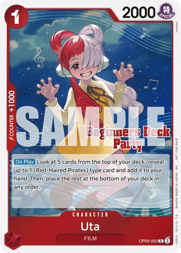 Uta (ST-23 - ST-28 Beginners Deck Party) [Participation] [One Piece Promotion Cards] | Devastation Store