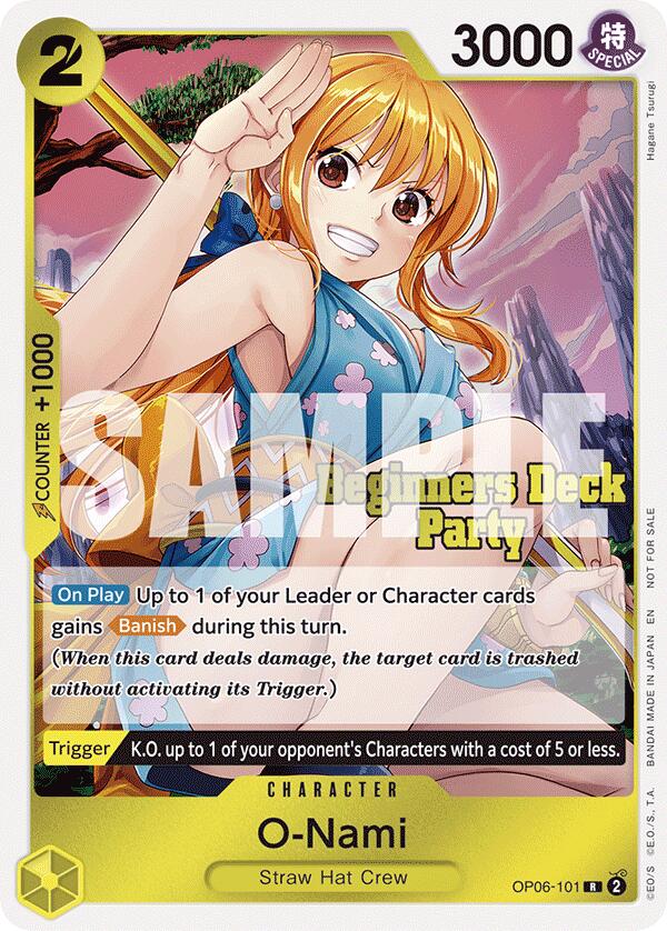 O-Nami (ST-23 - ST-28 Beginners Deck Party) [Participation] [One Piece Promotion Cards] | Devastation Store