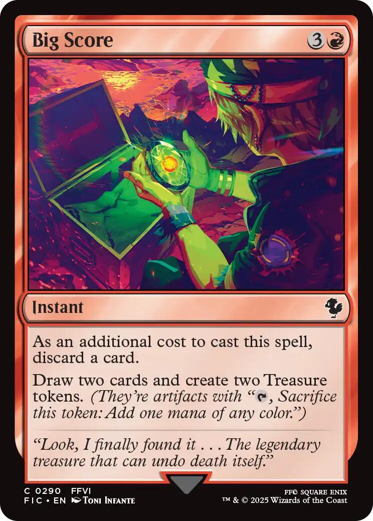 Big Score (Surge Foil) [FINAL FANTASY Commander] | Devastation Store