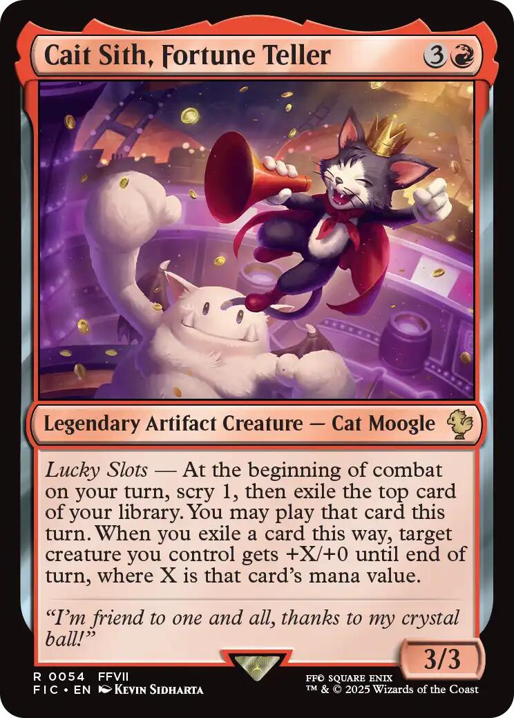 Cait Sith, Fortune Teller (Surge Foil) [FINAL FANTASY Commander] | Devastation Store