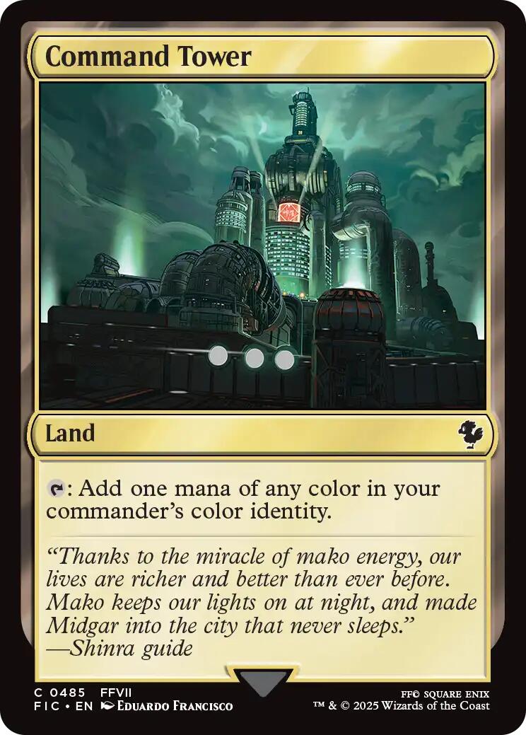 Command Tower (0485) (Surge Foil) [FINAL FANTASY Commander] | Devastation Store