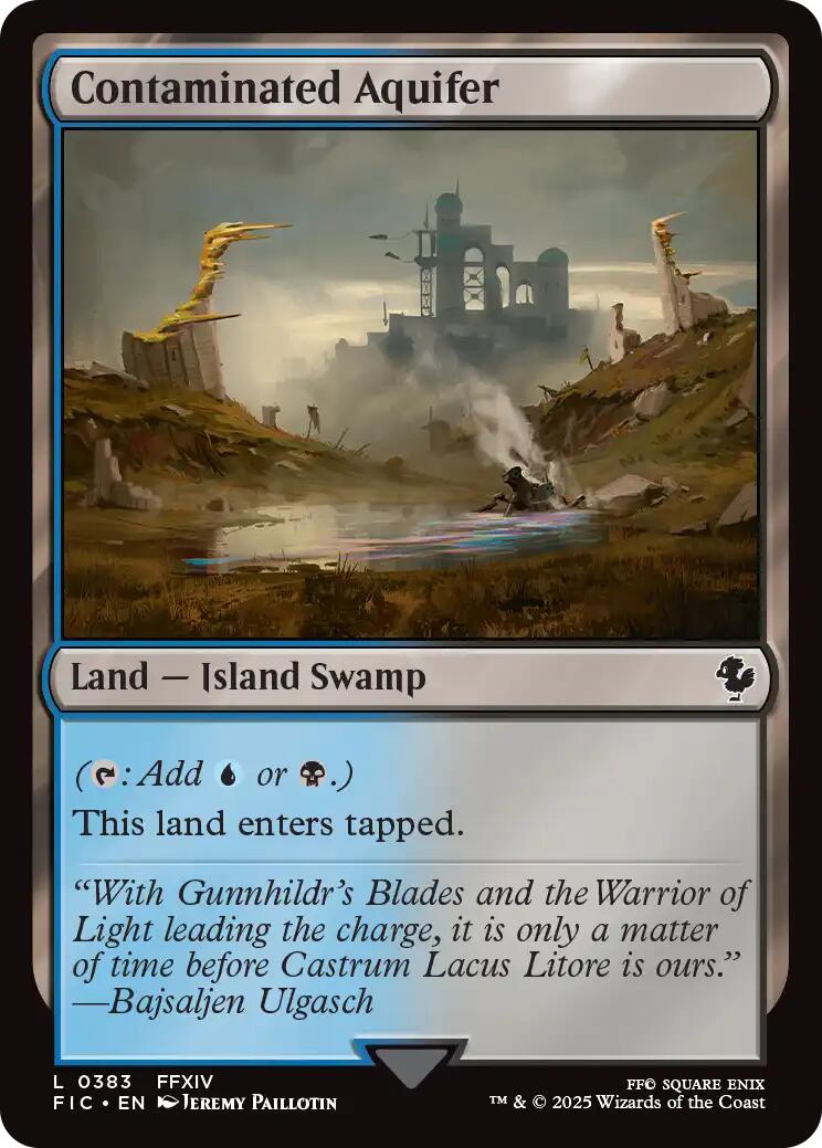Contaminated Aquifer (Surge Foil) [FINAL FANTASY Commander] | Devastation Store