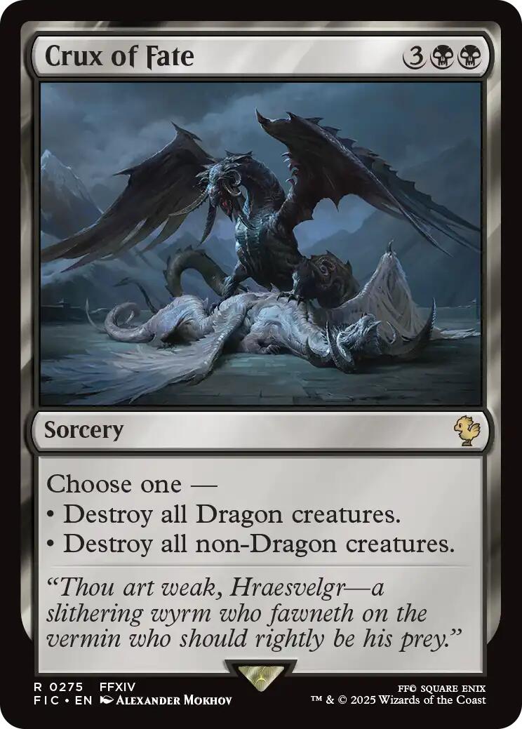 Crux of Fate (Surge Foil) [FINAL FANTASY Commander] | Devastation Store