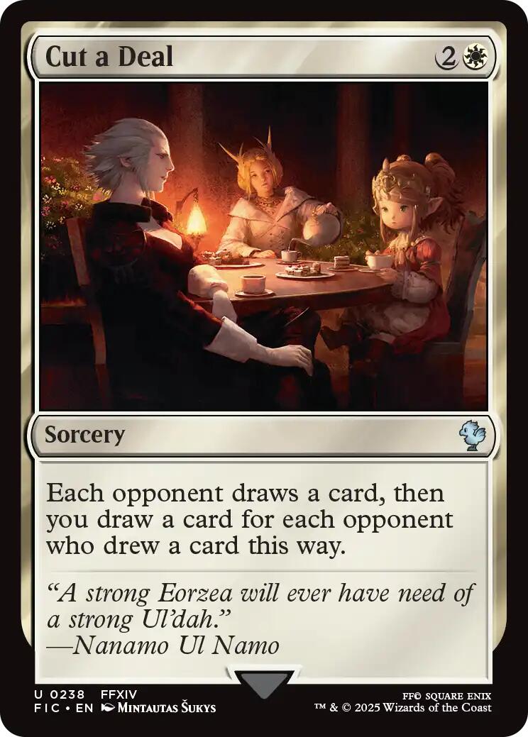 Cut a Deal (Surge Foil) [FINAL FANTASY Commander] | Devastation Store