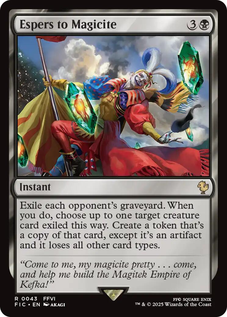 Espers to Magicite (Surge Foil) [FINAL FANTASY Commander] | Devastation Store