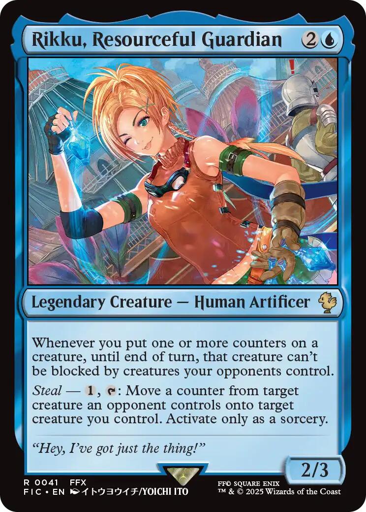 Rikku, Resourceful Guardian (Surge Foil) [FINAL FANTASY Commander] | Devastation Store