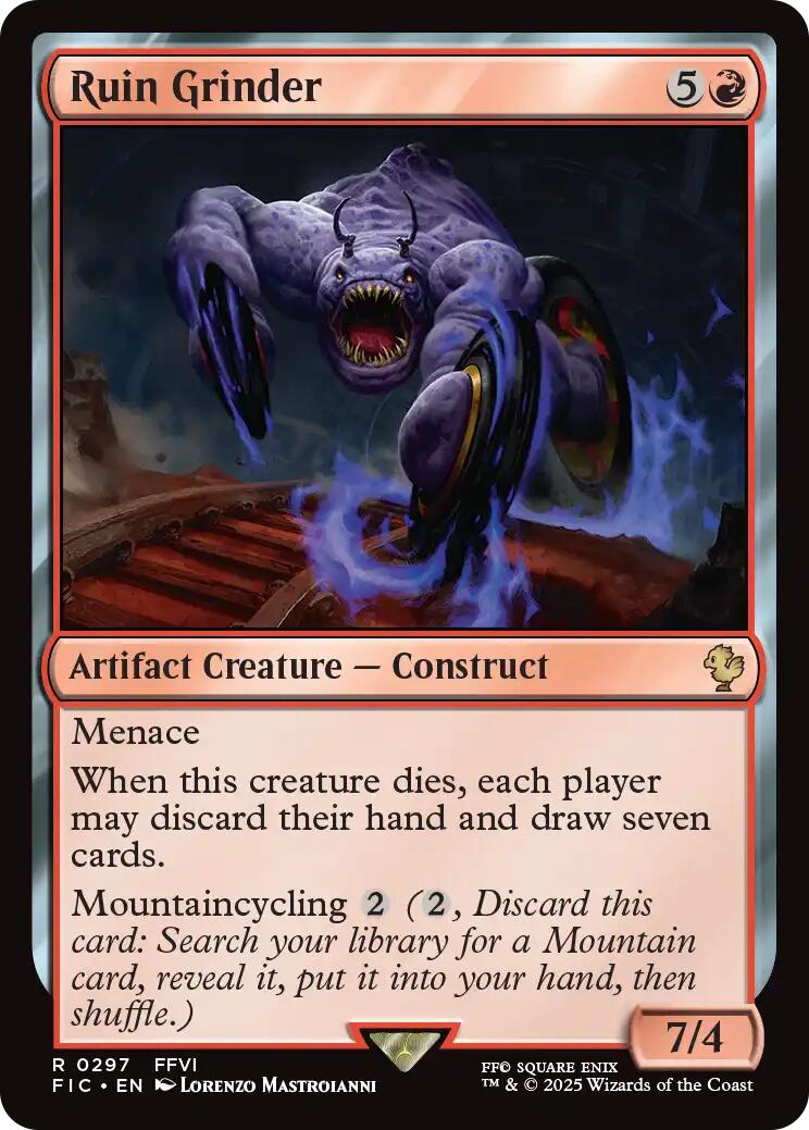 Ruin Grinder (Surge Foil) [FINAL FANTASY Commander] | Devastation Store