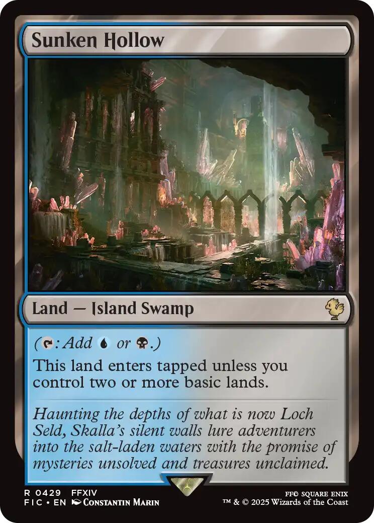 Sunken Hollow (Surge Foil) [FINAL FANTASY Commander] | Devastation Store