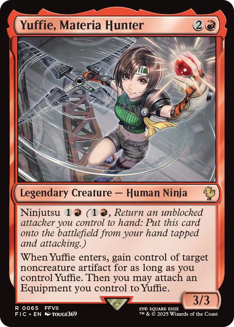 Yuffie, Materia Hunter (Surge Foil) [FINAL FANTASY Commander] | Devastation Store