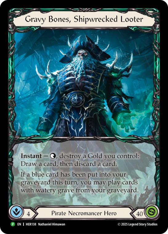 Gravy Bones, Shipwrecked Looter [HER138] (Promo)  Rainbow Foil | Devastation Store
