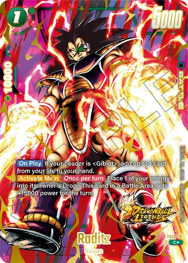 Raditz (Bonus Pack Alternate Art) [Starter Deck: Giblet] - Devastation Store | Devastation Store