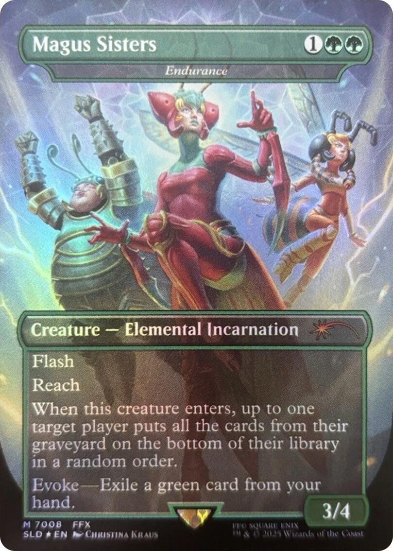 Magus Sisters - Endurance (Rainbow Foil) [Secret Lair Drop Series] | Devastation Store