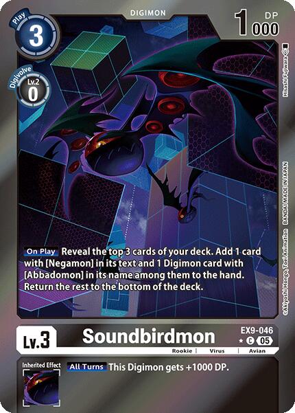 Soundbirdmon [EX9-046] (Limited Foil) [Versus Monsters] | Devastation Store