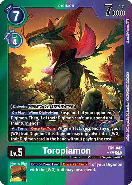 Toropiamon [EX9-042] (Limited Foil) [Versus Monsters] | Devastation Store