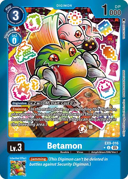 Betamon [EX9-016] (Limited Foil) [Versus Monsters] | Devastation Store
