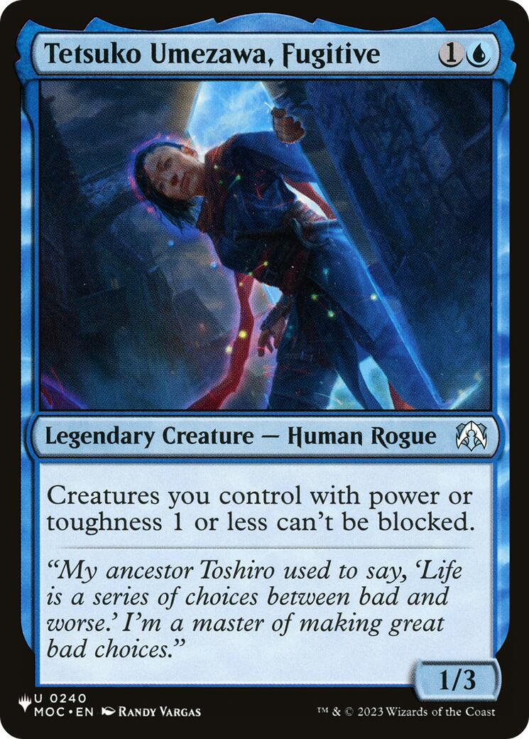 Tetsuko Umezawa, Fugitive (MOC) [The List] | Devastation Store