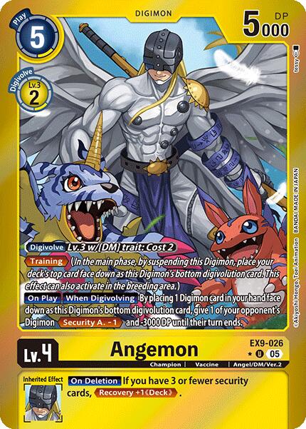 Angemon [EX9-026] (Limited Foil) [Versus Monsters] | Devastation Store
