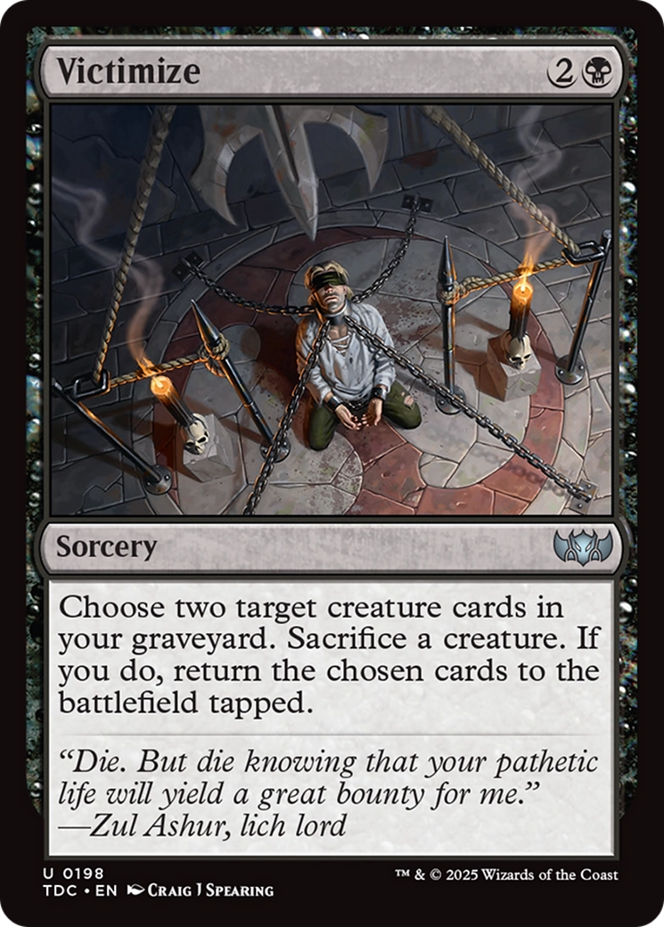 Victimize [Tarkir: Dragonstorm Commander] | Devastation Store
