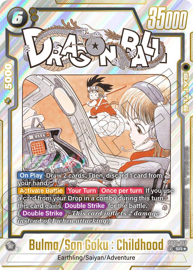 Bulma/Son Goku : Childhood (Alternate Art) [Manga Booster 01] - Devastation Store | Devastation Store