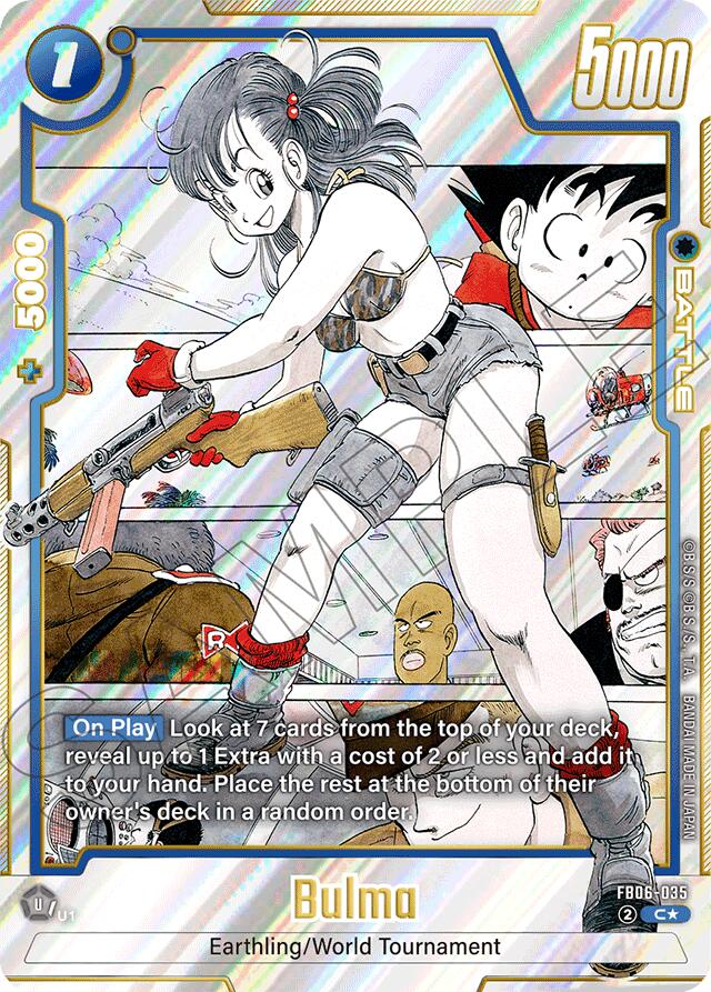 Bulma (FB06-035) (Alternate Art) [Manga Booster 01] | Devastation Store